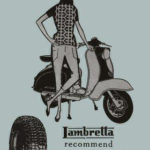 1958 Lambretta Pirelli tires advertisement