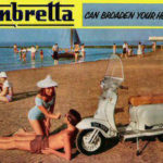 1959 Lambretta TV 175 English at the beach