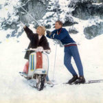1961 Lambretta in the snow