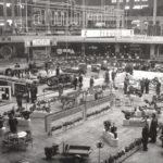 1949 Lambretta stand in the Milan exhibition