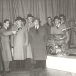 1949 Lambretta stand in the Milan exhibition
