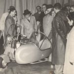 1949 Lambretta stand in the Milan exhibition
