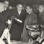 1949 Lambretta stand in the Milan exhibition