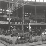 1949 Lambretta stand in the Milan exhibition