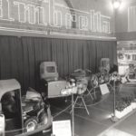 1949 Lambretta stand in the Milan exhibition