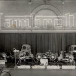 1949 Lambretta stand in the Milan exhibition