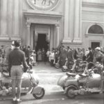 1949 Wedding ride in Lambretta in Milano
