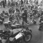 1949 First Swiss Lambretta rally in Milan