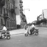 1949 First Swiss Lambretta rally in Milan