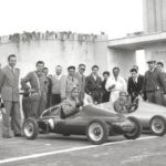 1950 First race of go-karts fitted with 125CC Lambretta engines in Monza