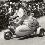 1951 Lambretta 125C with sidecar showing