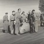 1951 Poggi with the Sirulo, during record test in Monthléry