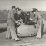 1951 Poggi with the Sirulo, during record test in Monthléry