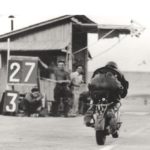 1951 Romolo Ferri sets a world speed record with the Lambretta 125CC class