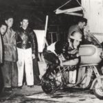 1951 Romolo Ferri sets a world speed record with the Lambretta 125CC class