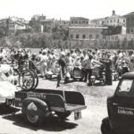 1958 Lambretta meeting in Lodi in Lombardy