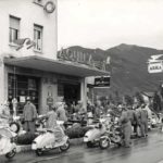 1960 National Narcissus Lambretta motoclub meeting in Lombardy