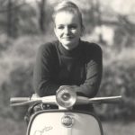 1964 Valeria Ciangottini in a Lambretta Cento